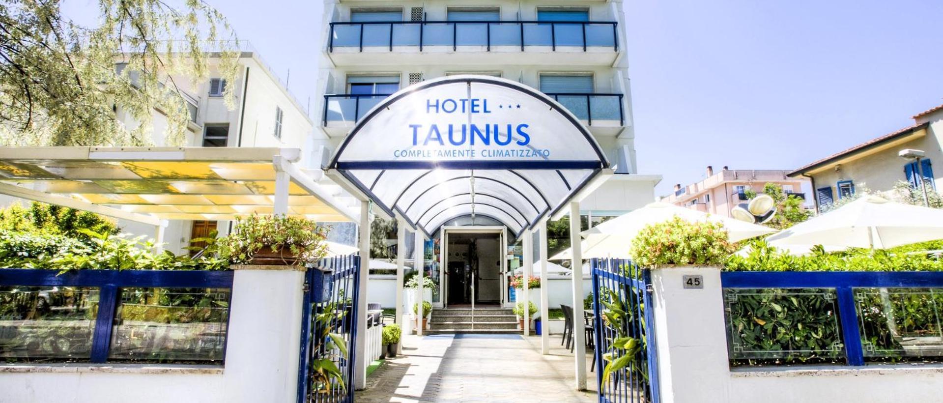 Hotel Taunus - Vista Mare Riccione Bagian luar foto